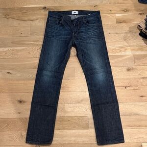 Paige Indigo Straight Jeans